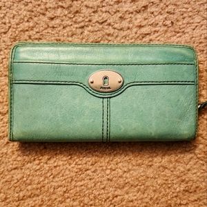 Fossil zip wallet